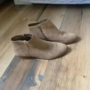 Gianni Bini Tan Suede Bootie